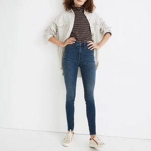NEW Madewell 10” High-Rise Roadtripper Supersoft Jeans - Playford Wash